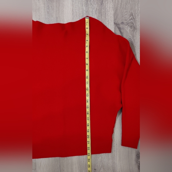 LN Ralph Lauren Boat Neck Batwing Long Sleeve Knit Sweater - Picture 6 of 8